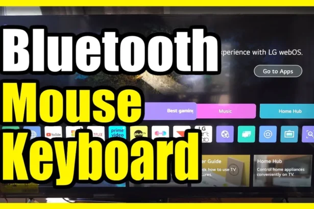 Bluetooth Keyboard on LG TV