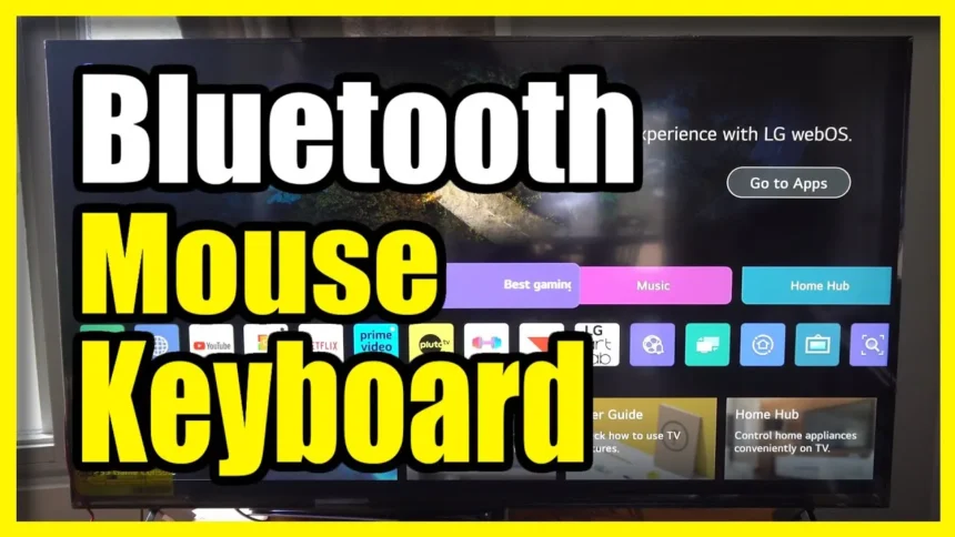 Bluetooth Keyboard on LG TV