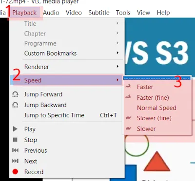 Change Playback Settings