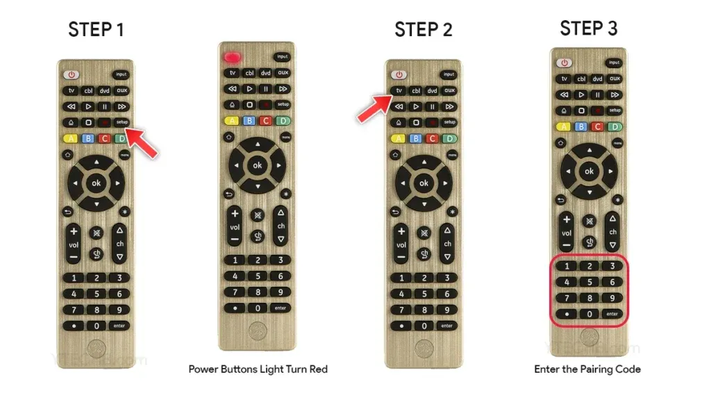 Enter the Remote Code