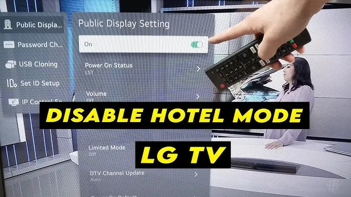 How to Exit or Reset Hotel Mode
