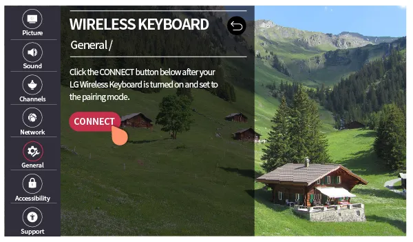 How to Link a Bluetooth Key-board to Your LG TELEVISION