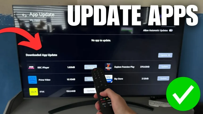 How to Update Apps on LG TV