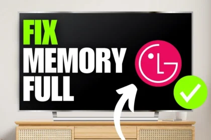 LG TV Disk Space Reset