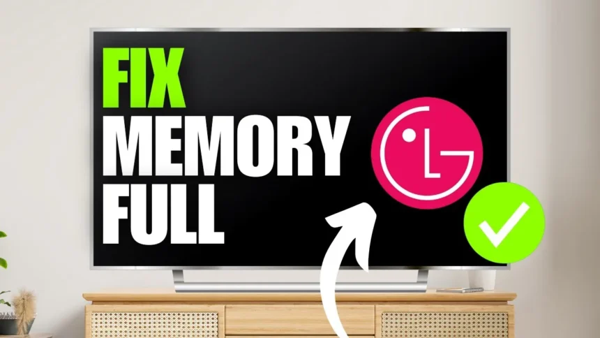 LG TV Disk Space Reset