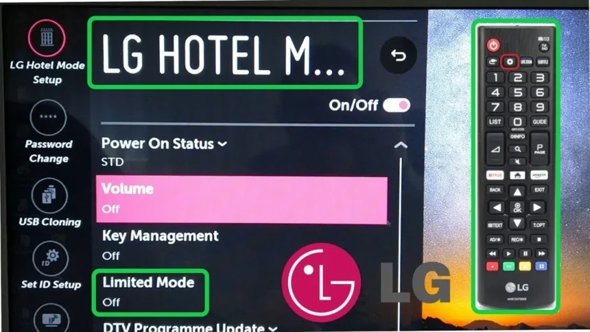 LG TV Hotel Mode