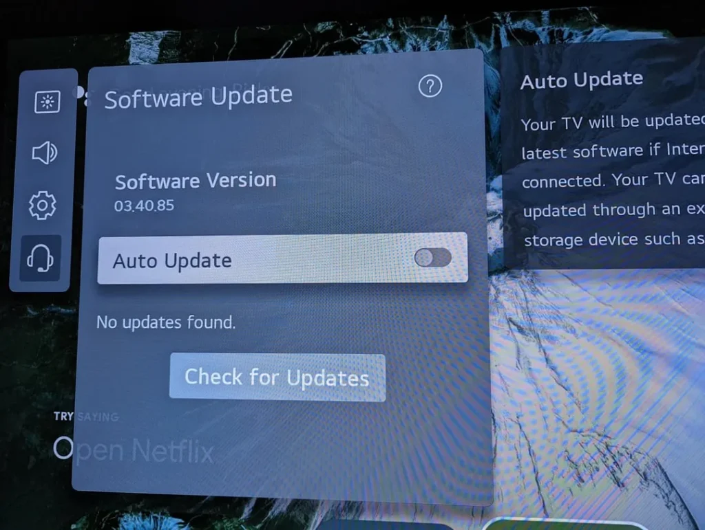 Look For Firmware Updates