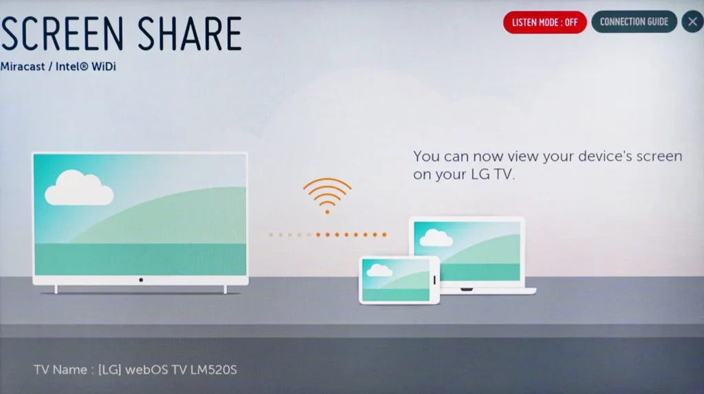 Making Use of Miracast or Screen Mirroring.