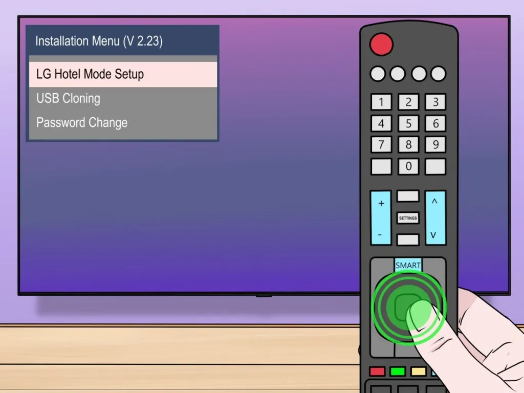 Personalize Hotel Mode Settings
