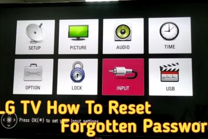 reset your LG TV password